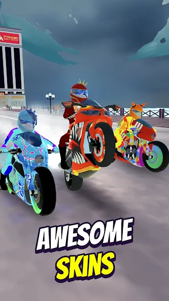 Wild Wheels: Bike Racing (Уайлд Вилз)  [МОД Menu] Screenshot 3