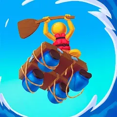 Скачать взлом Raft Racing (ДИУАфтинг)  [МОД Много монет] на Андроид