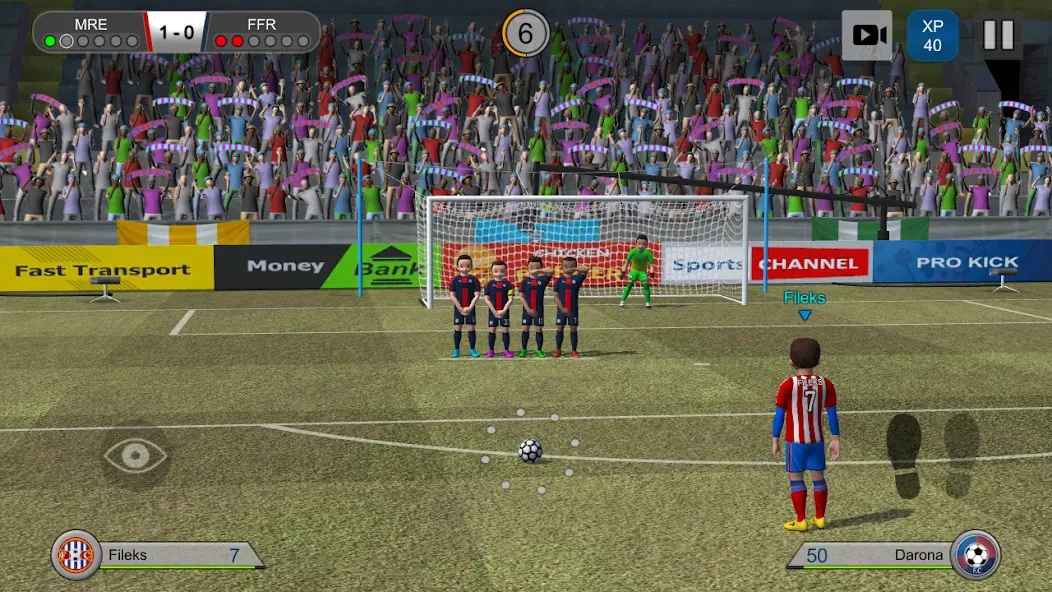 Pro Kick Soccer (Про Кик Сокер)  [МОД Бесконечные монеты] Screenshot 2