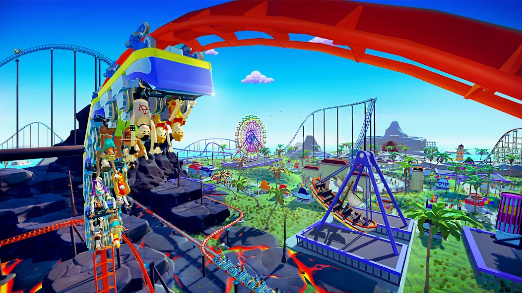 Real Coaster: Idle Game (Реал Коастер)  [МОД Много монет] Screenshot 1