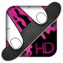 Скачать взлом Fingerboard HD Skateboarding (Фингерборд ХД скейтбординг)  [МОД Меню] на Андроид