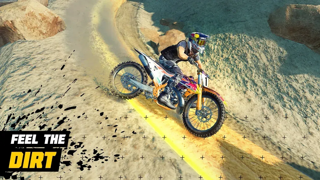 Dirt Bike Unchained: MX Racing (Дерт Байк Анчейнд)  [МОД Бесконечные монеты] Screenshot 4