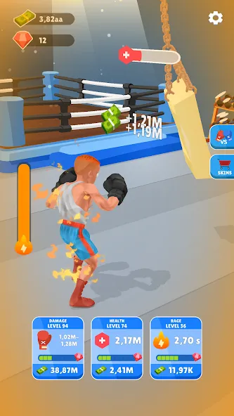 Tap Punch - 3D Boxing (Тап Панч)  [МОД Mega Pack] Screenshot 1