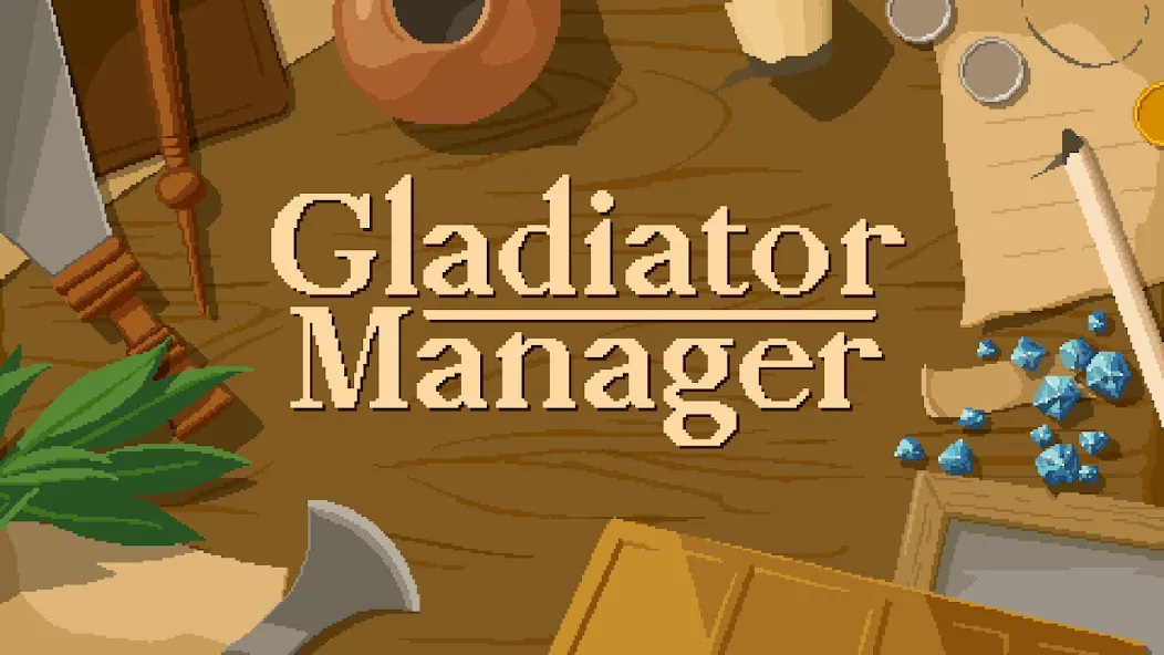 Gladiator manager (Гладиатор менеджер)  [МОД Бесконечные монеты] Screenshot 1