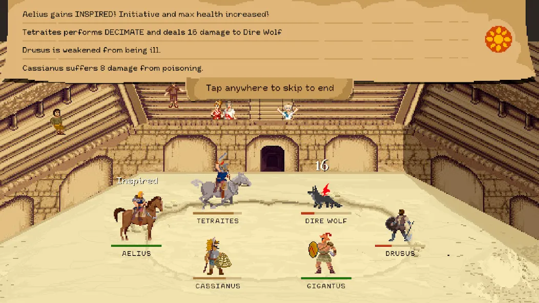 Gladiator manager (Гладиатор менеджер)  [МОД Бесконечные монеты] Screenshot 4