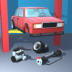 Скачать взлом Retro Garage - Car Mechanic [МОД Unlocked] на Андроид