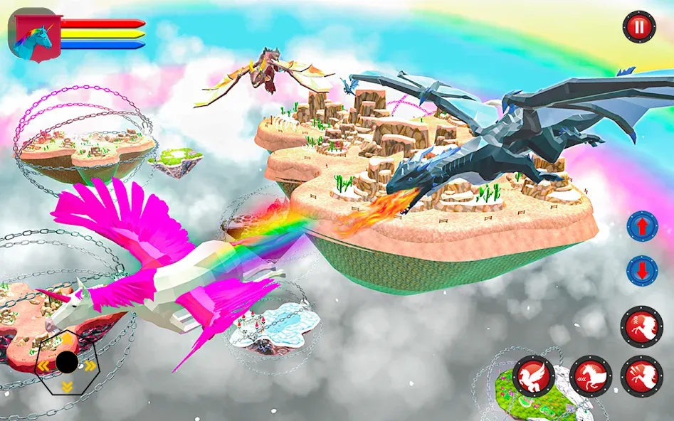 Flying Unicorn Pegasus Games  [МОД Меню] Screenshot 1