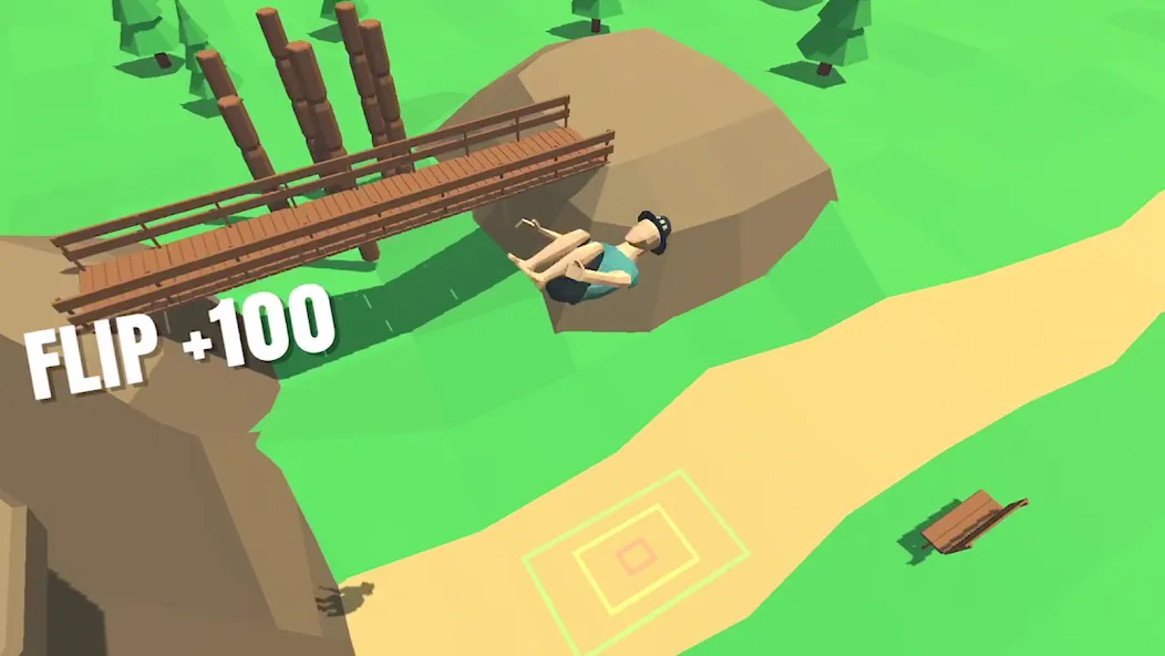 Flip Trickster - Parkour Simul (Флип Трикстер)  [МОД Бесконечные деньги] Screenshot 1