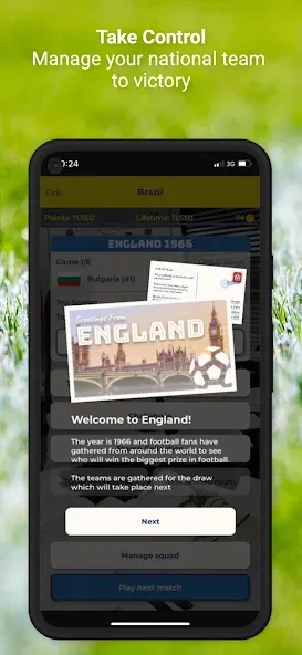 International Football Manager (Интернациональный футбольный менеджер)  [МОД Много денег] Screenshot 4