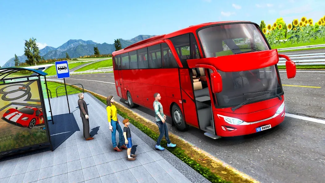 Highway Bus Simulator Bus Game  [МОД Много монет] Screenshot 2