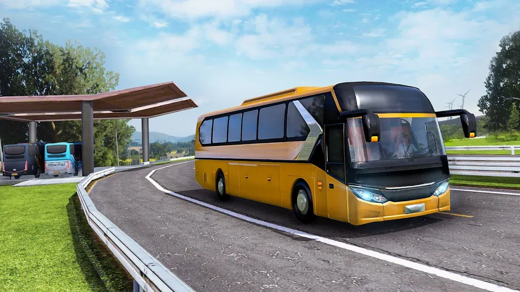 Highway Bus Simulator Bus Game  [МОД Много монет] Screenshot 5