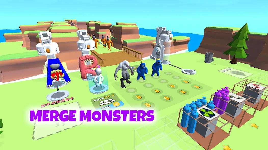 Grimace monster playground (Батл Плейграунд Монстерс)  [МОД Все открыто] Screenshot 2