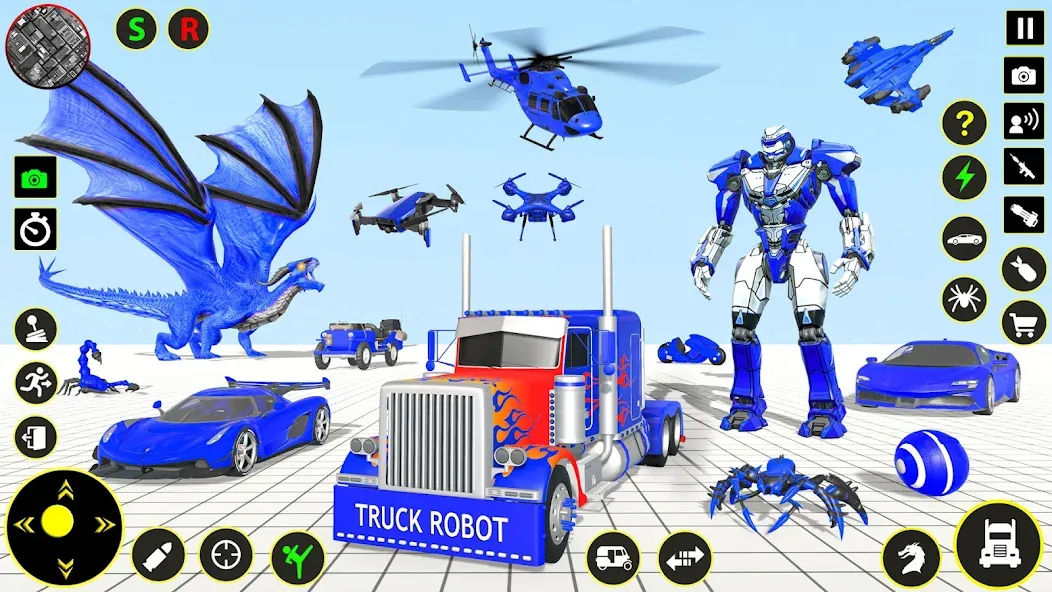 Truck Game - Car Robot Games  [МОД Unlocked] Screenshot 1