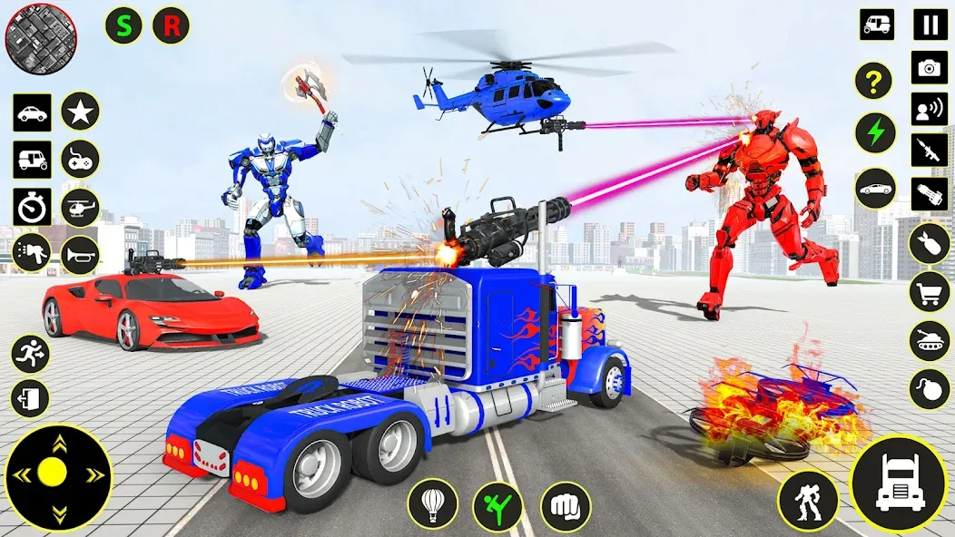 Truck Game - Car Robot Games  [МОД Unlocked] Screenshot 2