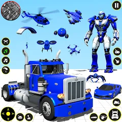 Скачать взлом Truck Game - Car Robot Games [МОД Unlocked] на Андроид