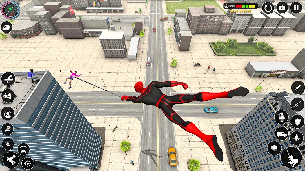 Spider Rope Games - Crime Hero  [МОД Много монет] Screenshot 4