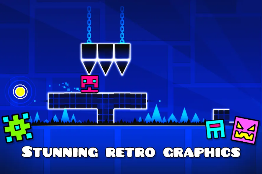 Geometry Dash Lite (Геометрия Дэш Лайт)  [МОД Много монет] Screenshot 3