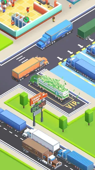 Travel Center Tycoon  [МОД Бесконечные монеты] Screenshot 5