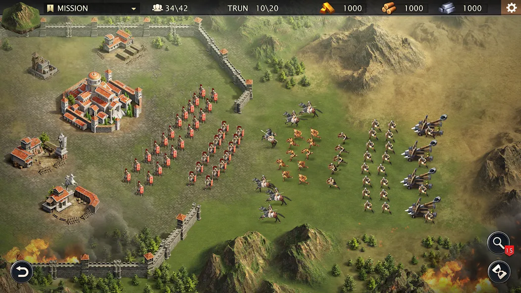 Grand War: Rome Strategy Games (Гранд Вар)  [МОД Много денег] Screenshot 5