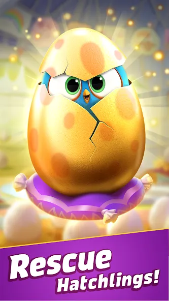 Angry Birds Match 3 (Энгри Бердс Матч 3)  [МОД Бесконечные монеты] Screenshot 2