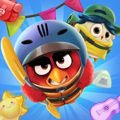 Скачать взлом Angry Birds Match 3 (Энгри Бердс Матч 3)  [МОД Бесконечные монеты] на Андроид