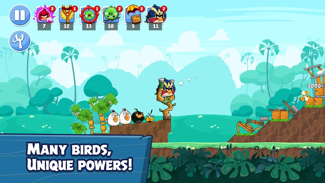 Angry Birds Friends (Энгри Брдс Френдс)  [МОД Unlimited Money] Screenshot 3