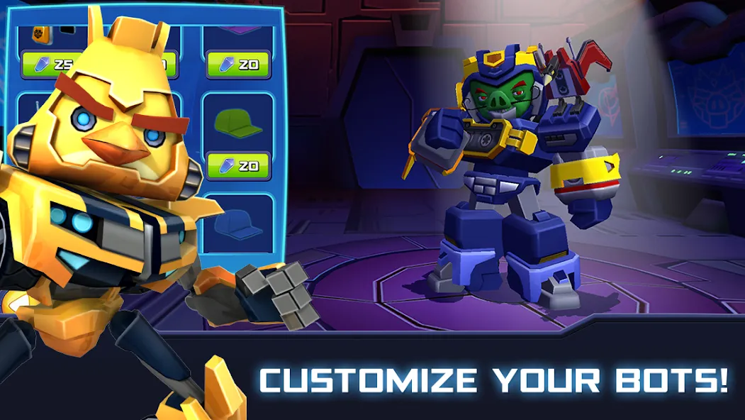 Angry Birds Transformers (Энгри Брдс Трансформеры)  [МОД Много монет] Screenshot 2