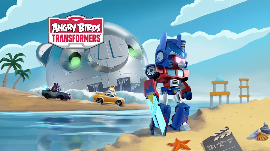 Angry Birds Transformers (Энгри Брдс Трансформеры)  [МОД Много монет] Screenshot 5