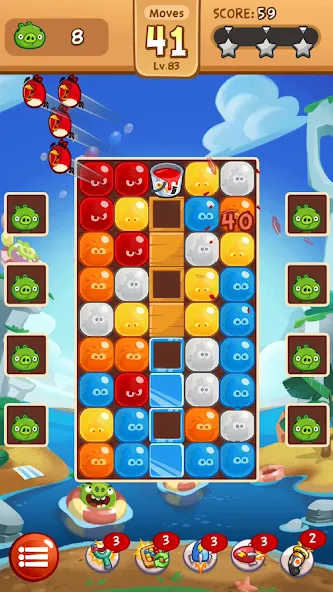 Angry Birds Blast (Энгри Бердс Бласт)  [МОД Много монет] Screenshot 1