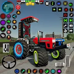 Скачать взлом Indian Tractor Farming Games  [МОД Бесконечные деньги] на Андроид