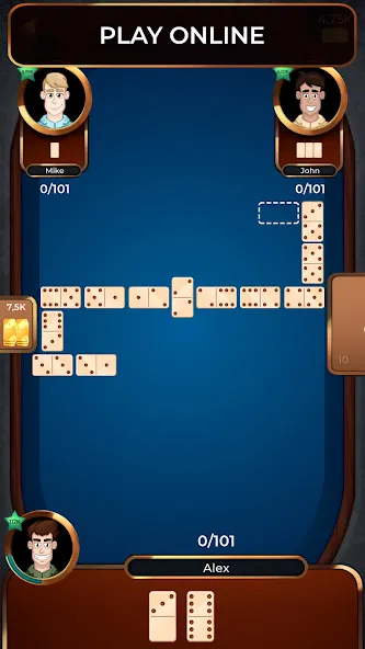 Dominoes Online  [МОД Бесконечные монеты] Screenshot 1