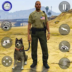 Скачать взлом Toby Police Dog Sim: Dogs Game [МОД Unlimited Money] на Андроид