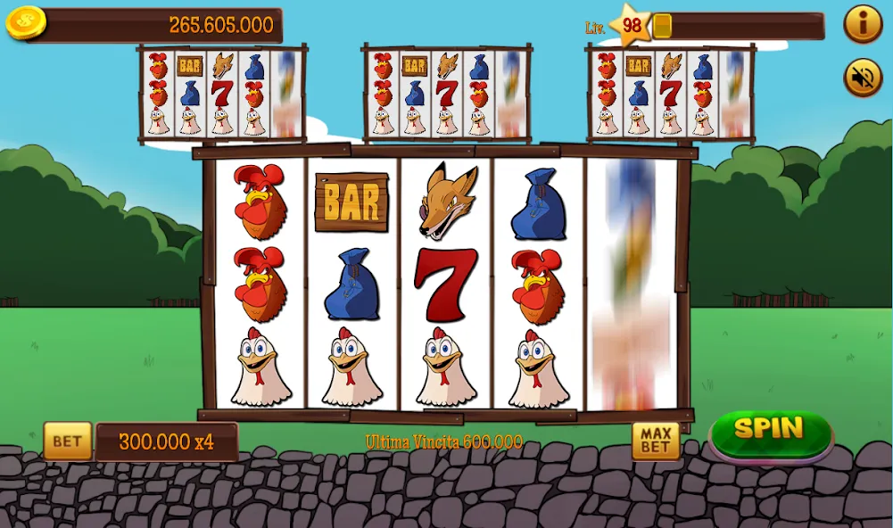 Slot Gallina 4 (Слот Галлина 4)  [МОД Много монет] Screenshot 3