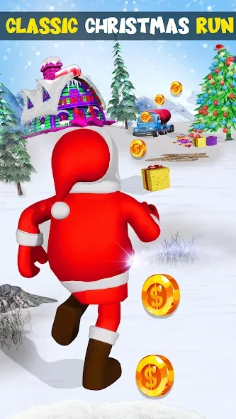 Xmas Santa Surfer Running Game (Ксмас Санта Серфер Раннинг Гейм)  [МОД Mega Pack] Screenshot 5