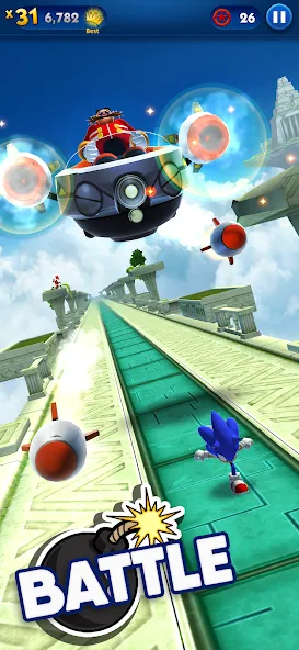 Sonic Dash - Endless Running (Соник Дэш)  [МОД Mega Pack] Screenshot 3