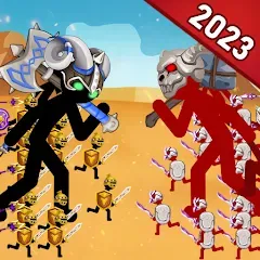 Скачать взлом Stickman Battle 2: Empires War (Стикмен Битва 2)  [МОД Меню] на Андроид