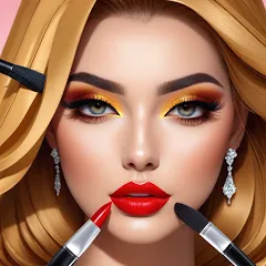 Скачать взлом Fashion Artist: Makeup Game  [МОД Бесконечные монеты] на Андроид