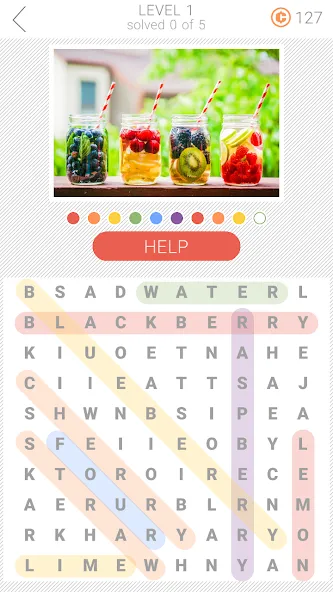 10x10 Word Search (десять на десять)  [МОД Меню] Screenshot 1