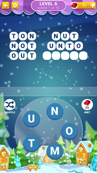 Word Connection: Puzzle Game  [МОД Mega Pack] Screenshot 1