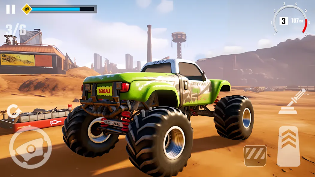 4x4 Monster Truck Racing Games (Монстр Трак Гонки игры)  [МОД Unlocked] Screenshot 1