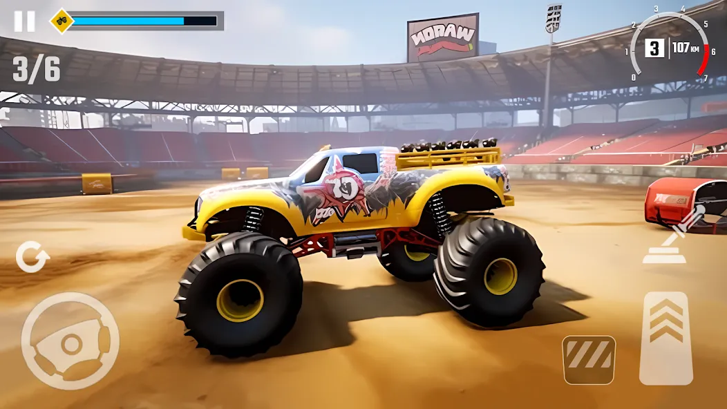 4x4 Monster Truck Racing Games (Монстр Трак Гонки игры)  [МОД Unlocked] Screenshot 2