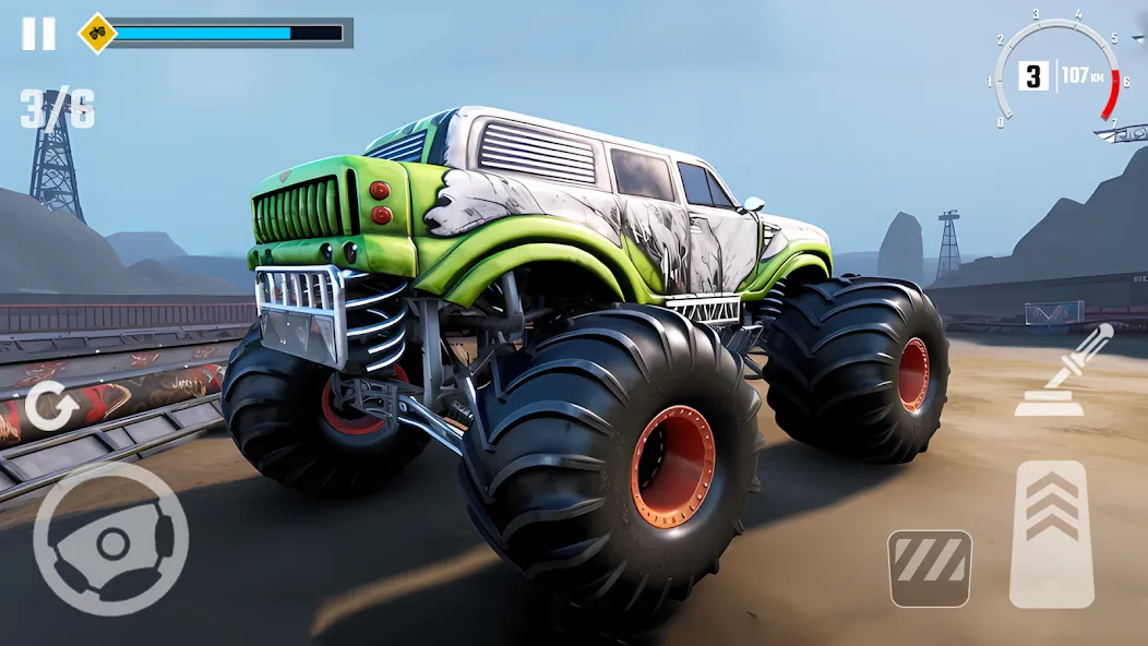 4x4 Monster Truck Racing Games (Монстр Трак Гонки игры)  [МОД Unlocked] Screenshot 5