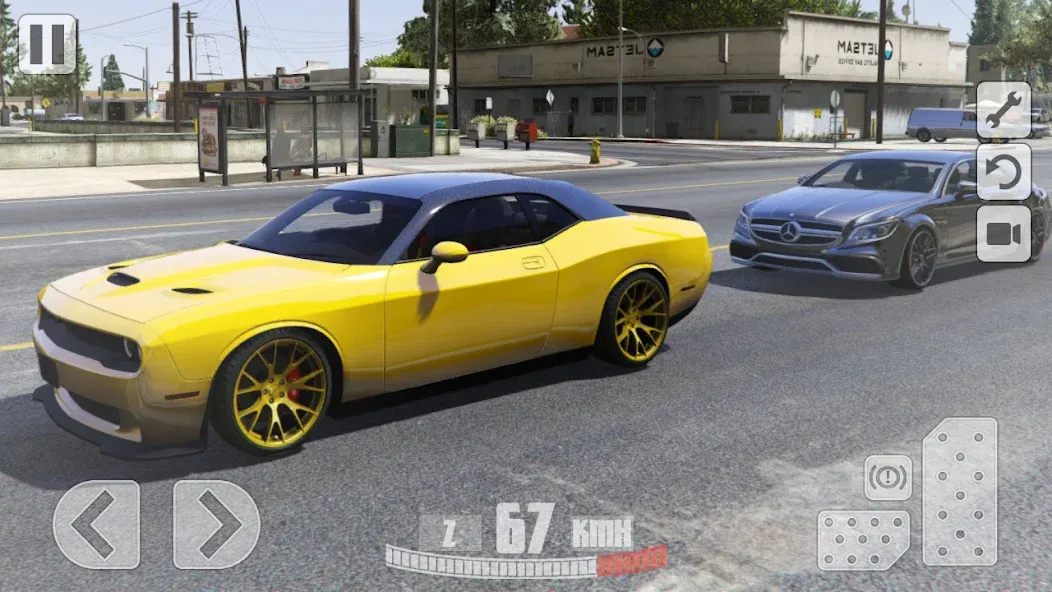 Simulator Dodge Demon Parking (Симулятор парковки  )  [МОД Menu] Screenshot 2