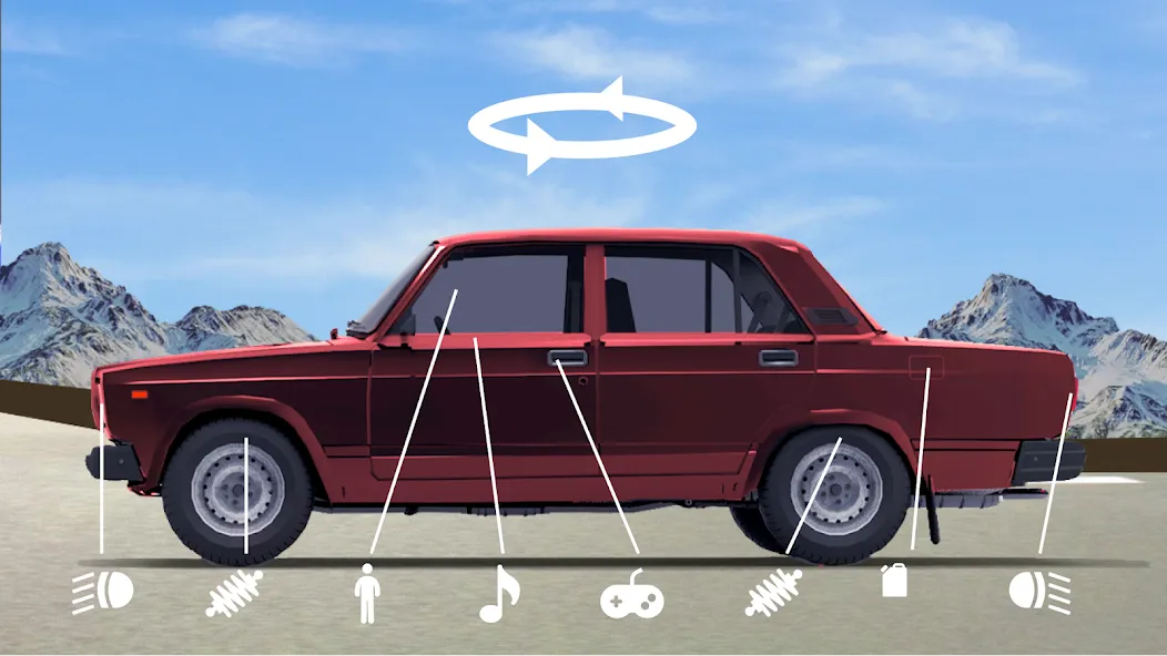 Drive Classic VAZ 2107 Parking  [МОД Много монет] Screenshot 2