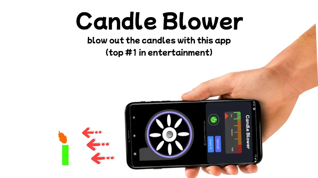 Blower - Candle Blower Lite (Блоуэр)  [МОД Много монет] Screenshot 1