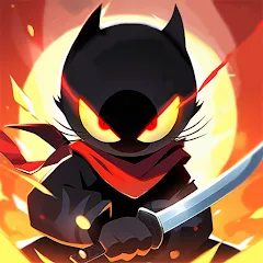 Скачать взлом Ninja Cat - Idle Arena (Крейзи Ниндзя Кэт) [МОД Бесконечные монеты] на Андроид