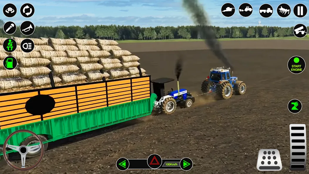 Farming Tractor Simulator Game  [МОД Много денег] Screenshot 2