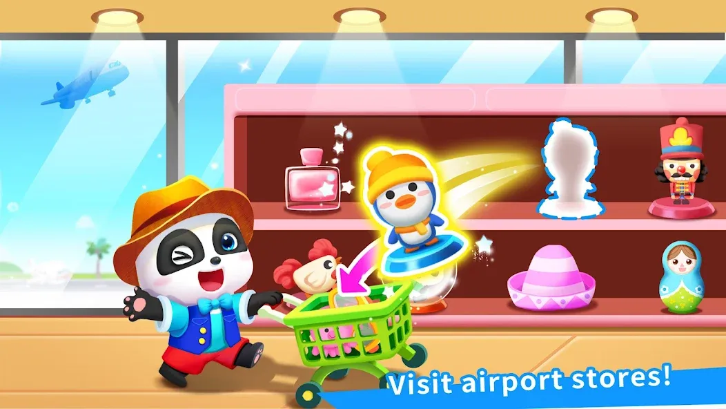 Baby Panda's Airport  [МОД Меню] Screenshot 5