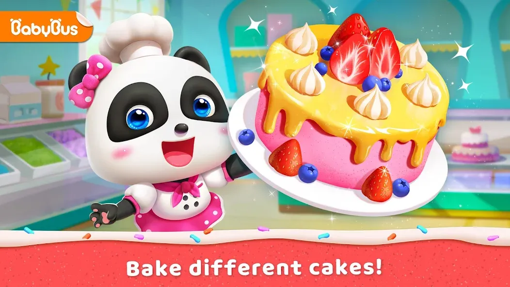 Little Panda's Cake Shop  [МОД Много денег] Screenshot 1