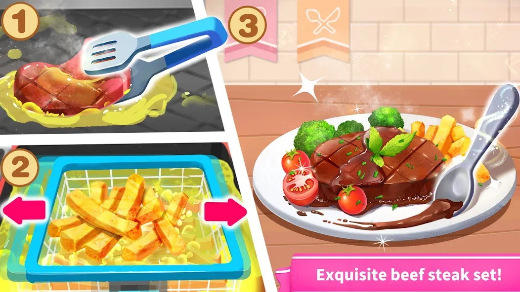 Little Panda's World Recipes  [МОД Menu] Screenshot 2